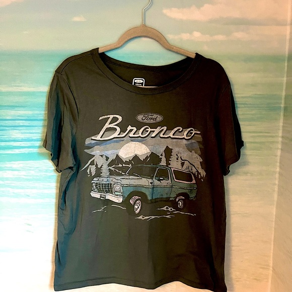 T-shirt Classique Ford Bronco Orange Années 70 - 100% Coton - Coupes Variées (S à 3XL) - Unisexe